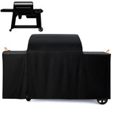 SCAUSY Bac776 overall fit grill cover on Traeger Woodridge Pro and Elite
