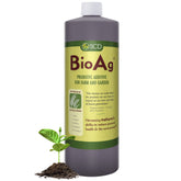 SCD BioAg bottle with live microbes supporting soil biodiversity and plant resilience