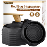 Schadro bed bug interceptors under bed legs trap pests for safer sleep