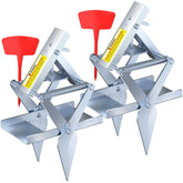 Schadro mole traps 2-pack ready for quick setup in the garden.