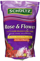 Schultz SPF48410 Rose & Flower slow-release bottle boosts blooms and reduces feeding frequency