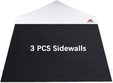 SCOCANOPY SideWall for 10x10 slant-leg canopy, front view showing full coverage