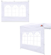 SCOCANOPY sidewall with window 86x120 inches for natural light and wind protection.