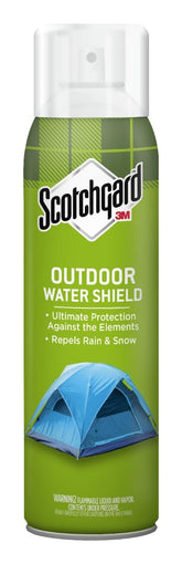 Scotchgard Outdoor Water Shield bottle ready to protect fabrics from rain.