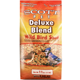 Scott Pet Deluxe Blend bag front shows no dust formula for cleaner feeding.