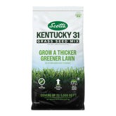 Scotts Kentucky 31 seed mix bag showing durable blend for a lush lawn