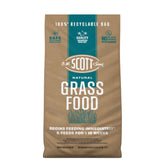 Scotts Natural Grass Food bag front view for easy lawn feeding.