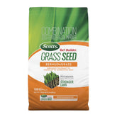Scotts Turf Builder Bermudagrass seed bag for establishing a new sun-loving lawn.