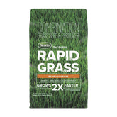 Scotts Turf Builder Rapid Grass Bermudagrass seed spreads for faster lawn establishment.