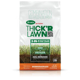 Scotts Turf Builder Thick'R Lawn Bermudagrass seed bag ready to fill thin patches.