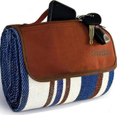 scuddles picnic blanket with waterproof backing protects seating on damp grass