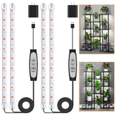 SDOVUERC 2-bars grow light strip pack for indoors, supporting healthy plant growth