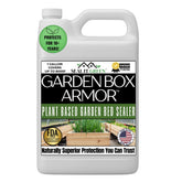 Seal It Green Garden Box Sealer application showing wood treatment for moisture protection