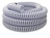 Sealproof 1-1/4 inch ID pool hose installation view showing cut-to-length flexibility.
