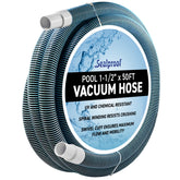 Sealproof swimming pool hose 50 ft with swivel cuff for smooth vacuuming