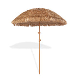 Seazul 6.5ft thatched tiki umbrella adds tropical charm to patios and gardens