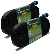 Secbulk flat-soaker-hose-100ft garden setup for even irrigation