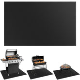 SecuCaptain under-grill mat provides wide coverage under grills for outdoor protection.