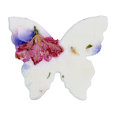Seed Bloom pink and purple butterfly seed paper ready to plant into wildflowers as a gift.