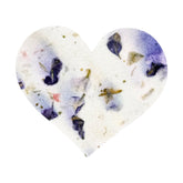 Seed Bloom large purple heart seed paper ready to plant and grow flowers