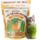 Seedboy cat grass seeds premium blend ready for indoor planting to satisfy nibbling