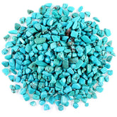SEEKUP decorative quartz pebbles turquoise irregular shapes for home decor and scene setting