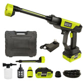 SEESE cordless pressure washer gun showing 1000psi power for cars and driveways.