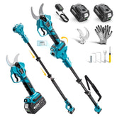 SEESII 2-in-1 pole pruner in extendable pole mode for ground-to-high pruning
