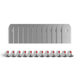 Segway Navimow blade assembly plus with twelve carbon steel blades for precise mowing.