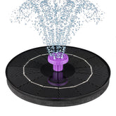 SEIRMEP 3.5W solar panel powers efficient bird bath fountain.