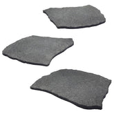 Sekcen rubber stepping stones offer a lightweight flagstone look for easy garden paths.