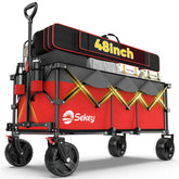 Sekey wagon 48-inch extended frame shows large cargo space for tools