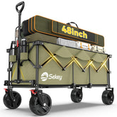 Sekey wagon with extended length provides ample cargo space for gear.