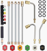 Selkie extension wand with a 30-degree curve, ideal for reaching gutters and high spots.