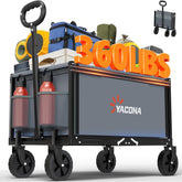 Semoprus YACONA 3-in-1 foldable wagon in compact form, ideal for quick errands.