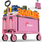 Semoprus YACONA foldable wagon compact folded and easy to store, ready for trips