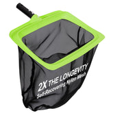 Sepetrel leaf skimmer with front lip for gentle bottom debris removal