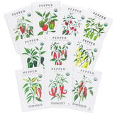 Sereniseed 10-pack front packaging shows diverse varieties for home gardening.