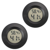 Serundo Auto mini hygrometer thermometer front display for quick temperature and humidity checks