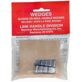 Seymour wood wedge for sledge hammer handles improves grip and ease of installation.