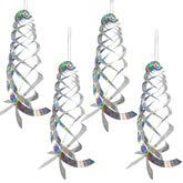 Sfcddtlg spiral reflector deters birds with bright reflections near windows.
