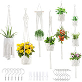 SFENNGPET macrame 6 pack package for versatile indoor plant display