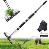 SFPNSHHY upgraded eight-tine weeding tool head, showing durable stainless steel for long-lasting garden use.