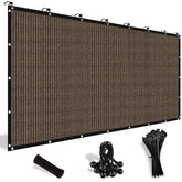 Shade&Beyond custom-size sun shade cloth with grommets for quick mounting and shade.