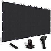 Shade&Beyond 90 sunshade cloth with grommets provides durable patio shade and UV protection.