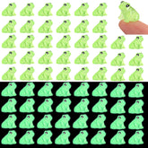 Shappy 70 resin mini frogs glow in the dark for garden decor.