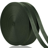 Shappy tree tie strap dark green roll closeup showcases durable polyester webbing for garden stakes