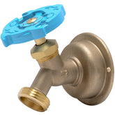 SharkBite 45° hose bibb angle view highlighting compact, tool-free installation potential.