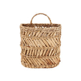 SHCMSADO wicker hanging basket with natural woven design for stylish organization.