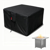 SheeChung square fire pit cover 38in front view protects from rain and debris